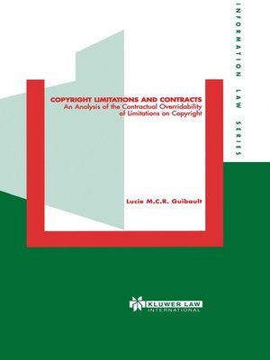 cover image of Copyright Limitations and Contracts